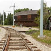 Egge's Barn, Bunkhouse & Streetcar Platform - Fort Edmonton Park